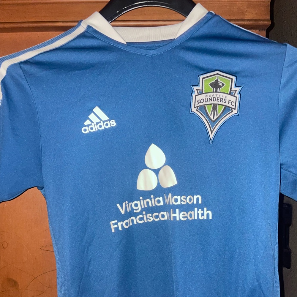 Seattle Sounders FC Jersey Size Small MLS Authentic Soccer Jersey Adidas